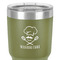 Master Chef 30 oz Stainless Steel Ringneck Tumbler - Olive - Close Up
