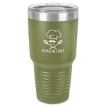 Master Chef 30 oz Stainless Steel Tumbler - Olive - Single-Sided (Personalized)
