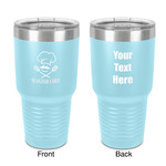 Master Chef 30 oz Stainless Steel Tumbler - Teal - Double-Sided (Personalized)