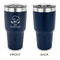 Master Chef 30 oz Stainless Steel Ringneck Tumblers - Navy - Single Sided - APPROVAL