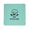 Master Chef 6" x 6" Teal Leatherette Snap Up Tray - APPROVAL