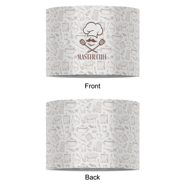 Master Chef 8" Drum Lampshade - APPROVAL (Fabric)