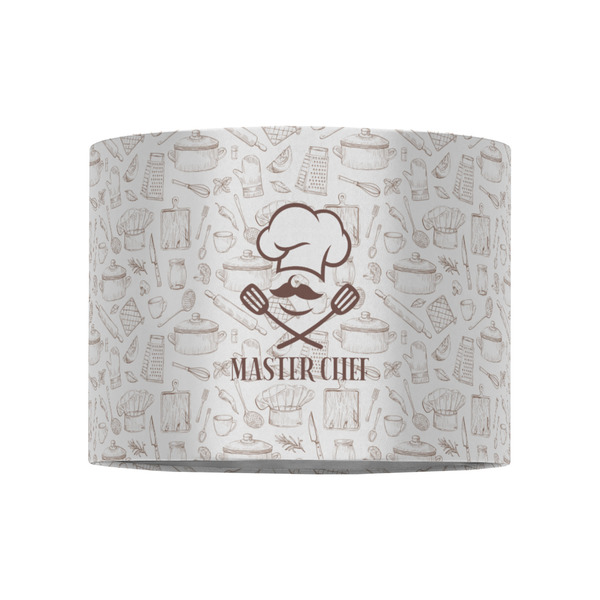 Master Chef 8" Drum Lampshade - FRONT (Fabric)