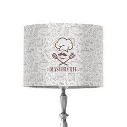 Master Chef 8" Drum Lamp Shade - Fabric (Personalized)