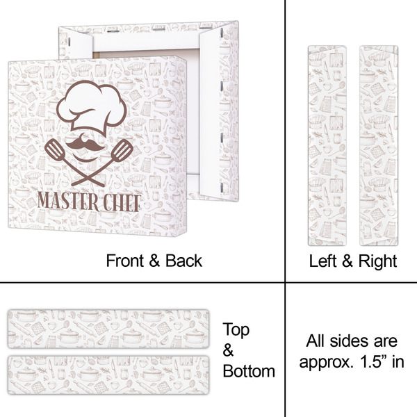 Master Chef 8x8 - Canvas Print - Approval