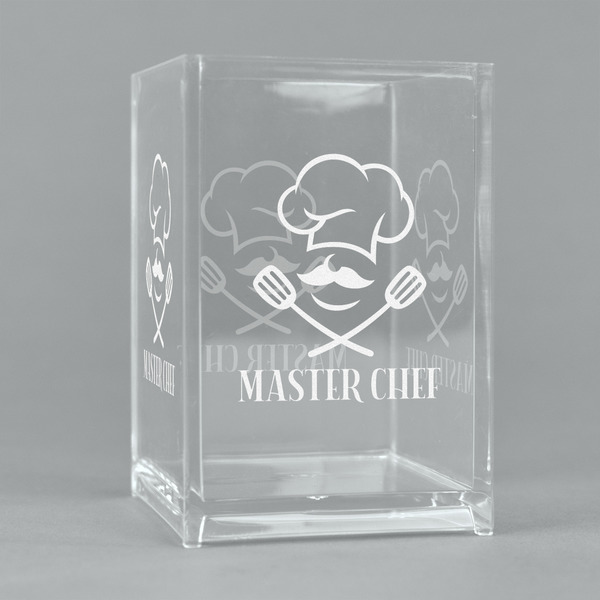 Custom Master Chef Acrylic Pen Holder (Personalized)