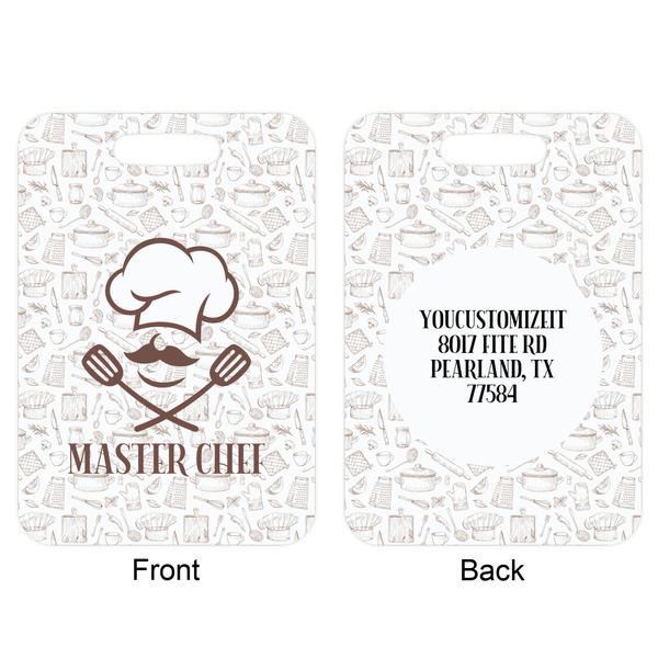 Master Chef Aluminum Luggage Tag (Front + Back)