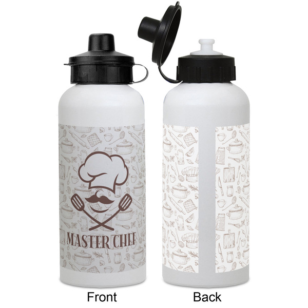 Master Chef Aluminum Water Bottle - White APPROVAL