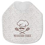 Master Chef Jersey Knit Baby Bib w/ Name or Text