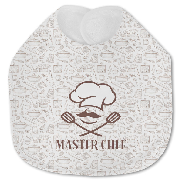 Custom Master Chef Jersey Knit Baby Bib w/ Name or Text