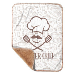 Master Chef Sherpa Baby Blanket - 30" x 40" w/ Name or Text