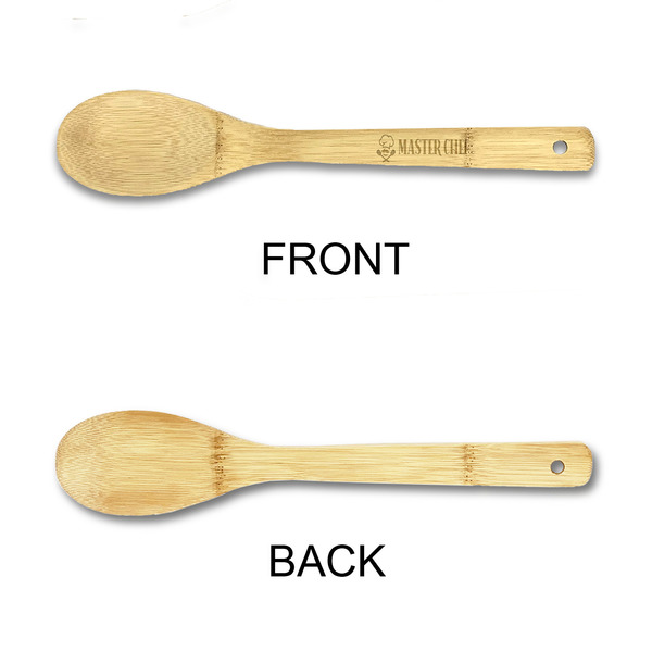 Master Chef Bamboo Spoons - Single Sided - APPROVAL