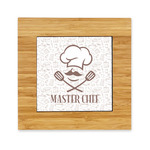 Master Chef Bamboo Trivet with Ceramic Tile Insert (Personalized)