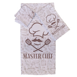 Master Chef Bath Towel Set - 3 Pcs (Personalized)