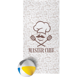 Master Chef Beach Towel w/ Name or Text