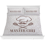 Master Chef Comforter Set - King w/ Name or Text