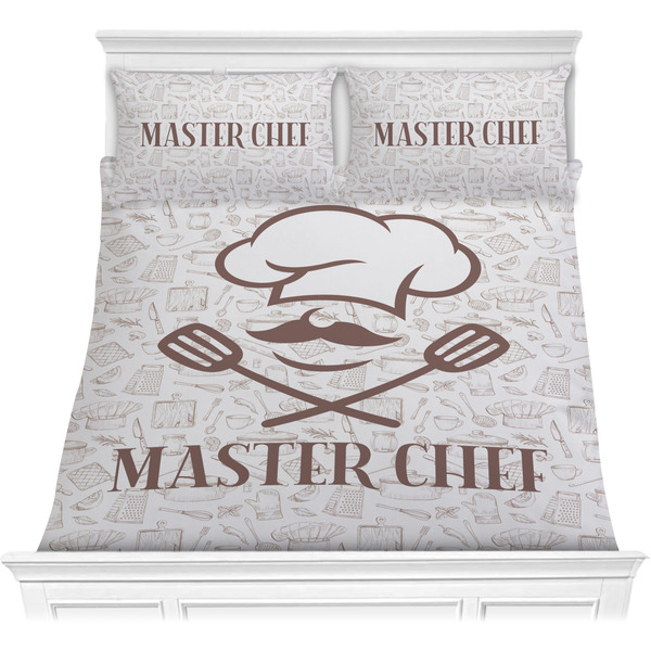 Custom Master Chef Comforter Set - Full / Queen w/ Name or Text