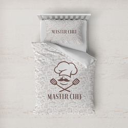 Master Chef Duvet Cover Set - Twin w/ Name or Text