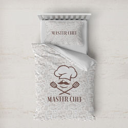 Master Chef Duvet Cover Set - Twin XL w/ Name or Text
