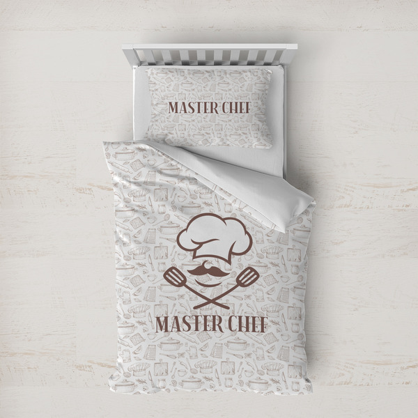Custom Master Chef Duvet Cover Set - Twin XL w/ Name or Text