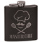 Master Chef Black Flask - Engraved Front