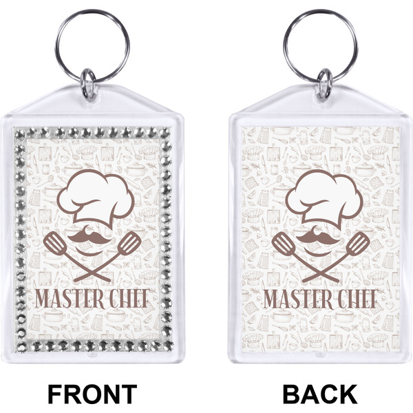 Master Chef Bling Keychain (Front + Back)