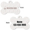 Master Chef Bone Shaped Dog ID Tag - Large - Approval
