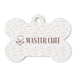 Master Chef Bone Shaped Dog ID Tag (Personalized)