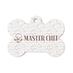 Master Chef Bone Shaped Dog ID Tag - Small (Personalized)