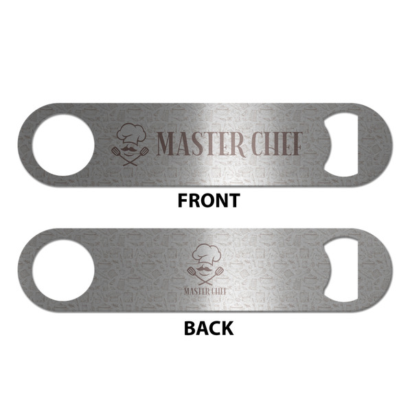 Master Chef Bottle Opener - Front & Back