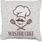 Master Chef Burlap Pillow 18"