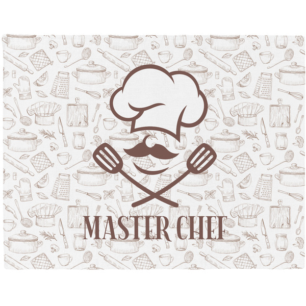 Custom Master Chef Woven Fabric Placemat - Twill w/ Name or Text