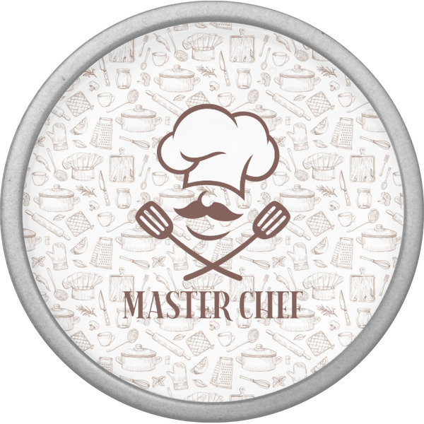 Master Chef Cabinet Knob - Nickel - Front