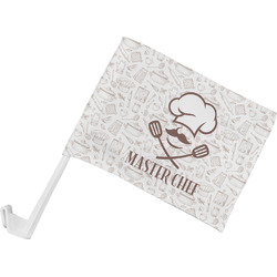 Master Chef Car Flag - Small w/ Name or Text