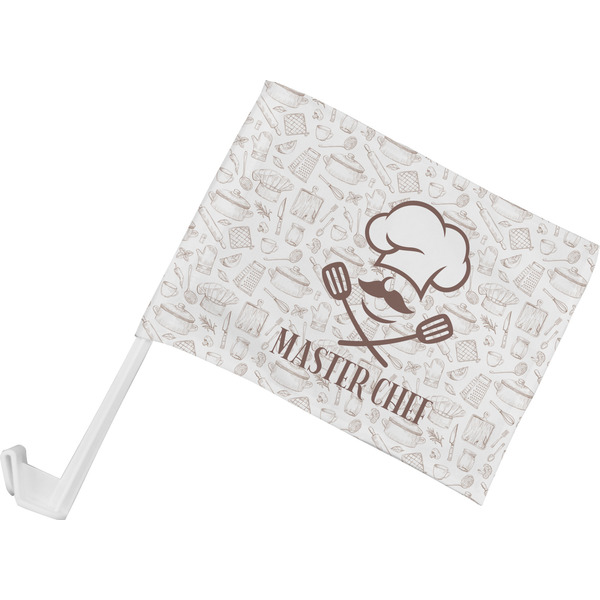 Custom Master Chef Car Flag - Small w/ Name or Text