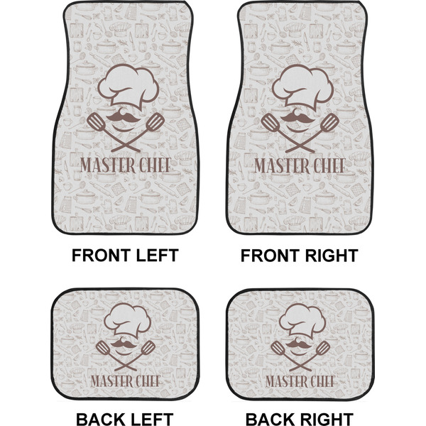 Master Chef Car Floor Mats Set (2F + 2B)