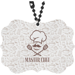 Master Chef Rear View Mirror Charm w/ Name or Text