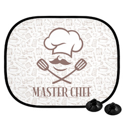 Master Chef Car Side Window Sun Shade w/ Name or Text