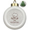 Master Chef Ceramic Ball Ornament - Christmas Tree (Personalized)