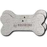 Master Chef Ceramic Dog Ornament - Front & Back w/ Name or Text