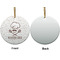 Master Chef Ceramic Flat Ornament - Circle Front & Back (APPROVAL)