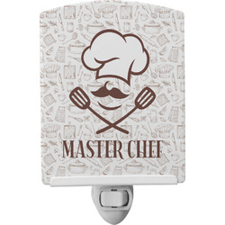 Master Chef Ceramic Night Light w/ Name or Text
