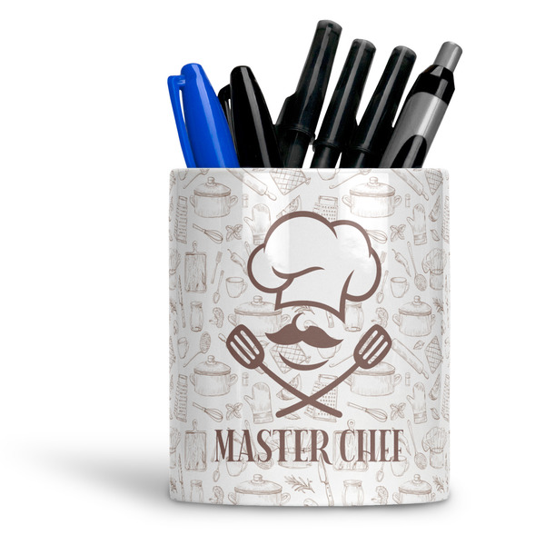 Custom Master Chef Ceramic Pen Holder