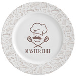 Master Chef Ceramic Dinner Plates (Set of 4) (Personalized)