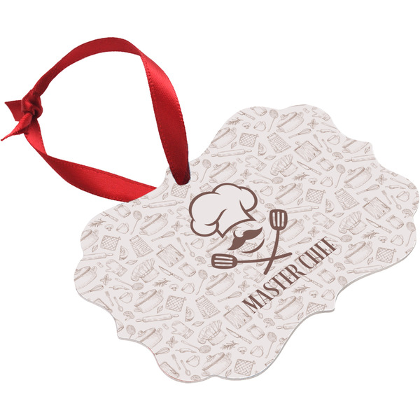 Master Chef Christmas Ornament (Angle View)