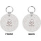 Master Chef Circle Keychain (Front + Back)