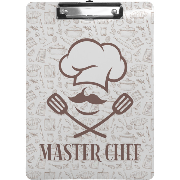 Custom Master Chef Clipboard (Letter Size) w/ Name or Text