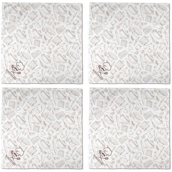 Master Chef Cloth Napkins - Personalized Dinner (APPROVAL) Set of 4