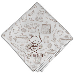 Master Chef Cloth Dinner Napkin - Single w/ Name or Text