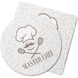 Master Chef Rubber Backed Coaster (Personalized)